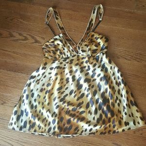 Victoria's Secret Medium Cheetah print top